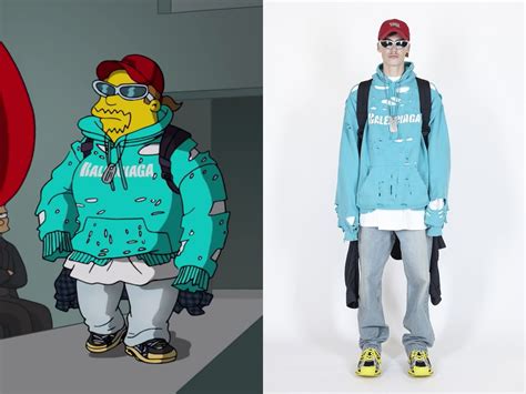 balenciaga simpsons 2022.